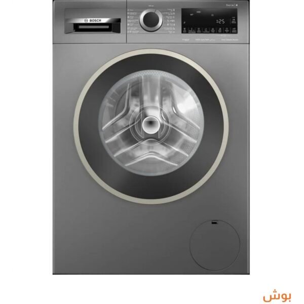 بوش Series 4 غسالة ملابس تحميل أمامى 9 كيلو- فول اوتوماتيك - 1400 لفة في الدقيقة - فضي - WGA244ZREG
